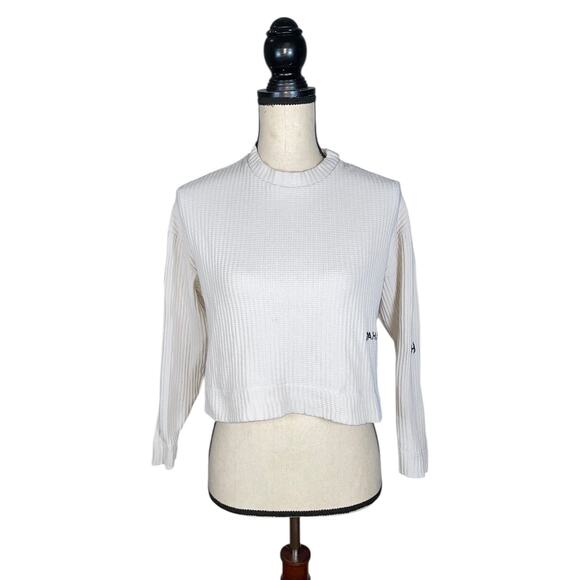 Madhappy Off-White Waffle Knit Crop Top Size: XS - Picture 1 of 5